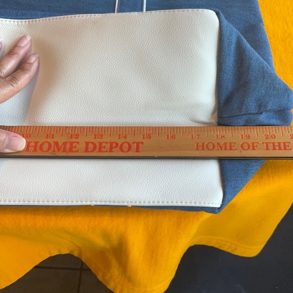 Draper James Savannah Blue Denim and White Weekender Zippered Tote, NWT - Picture 7 of 16